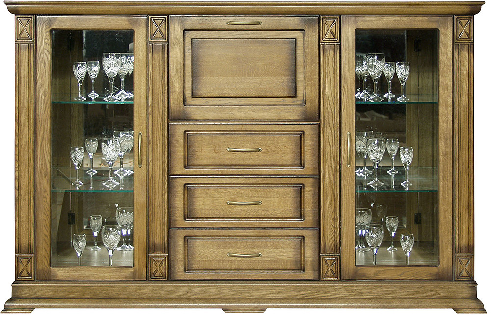 Шкаф комбинированный "Верди Люкс 3/2 з" П 487.12з  