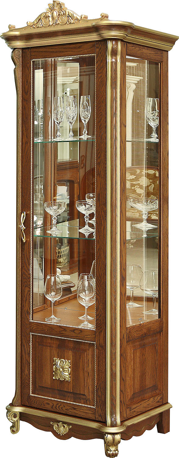 Шкаф с витриной "Алези 8 Люкс" П350.08л 