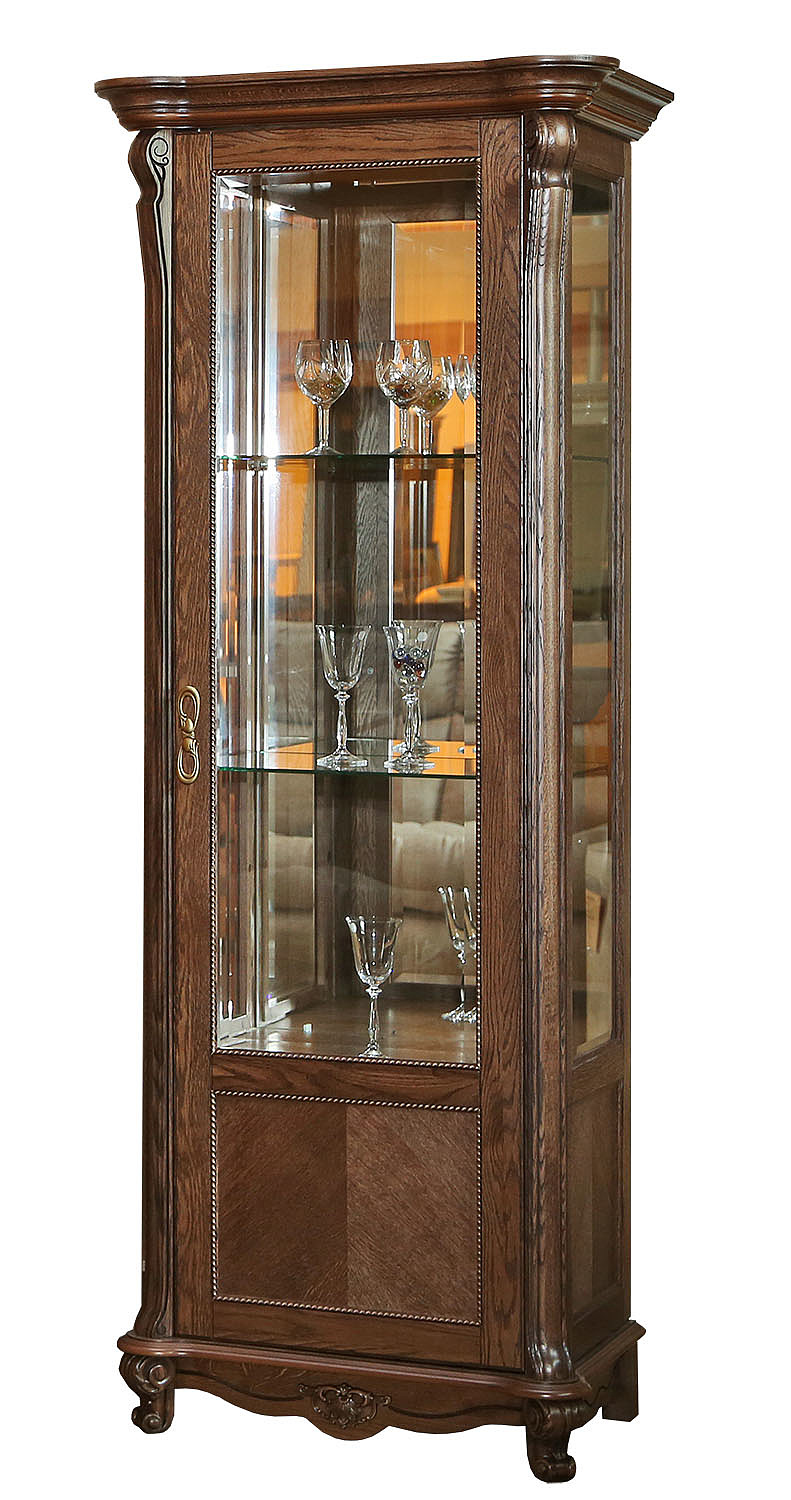 Шкаф с витриной "Алези 8" П 350.08 