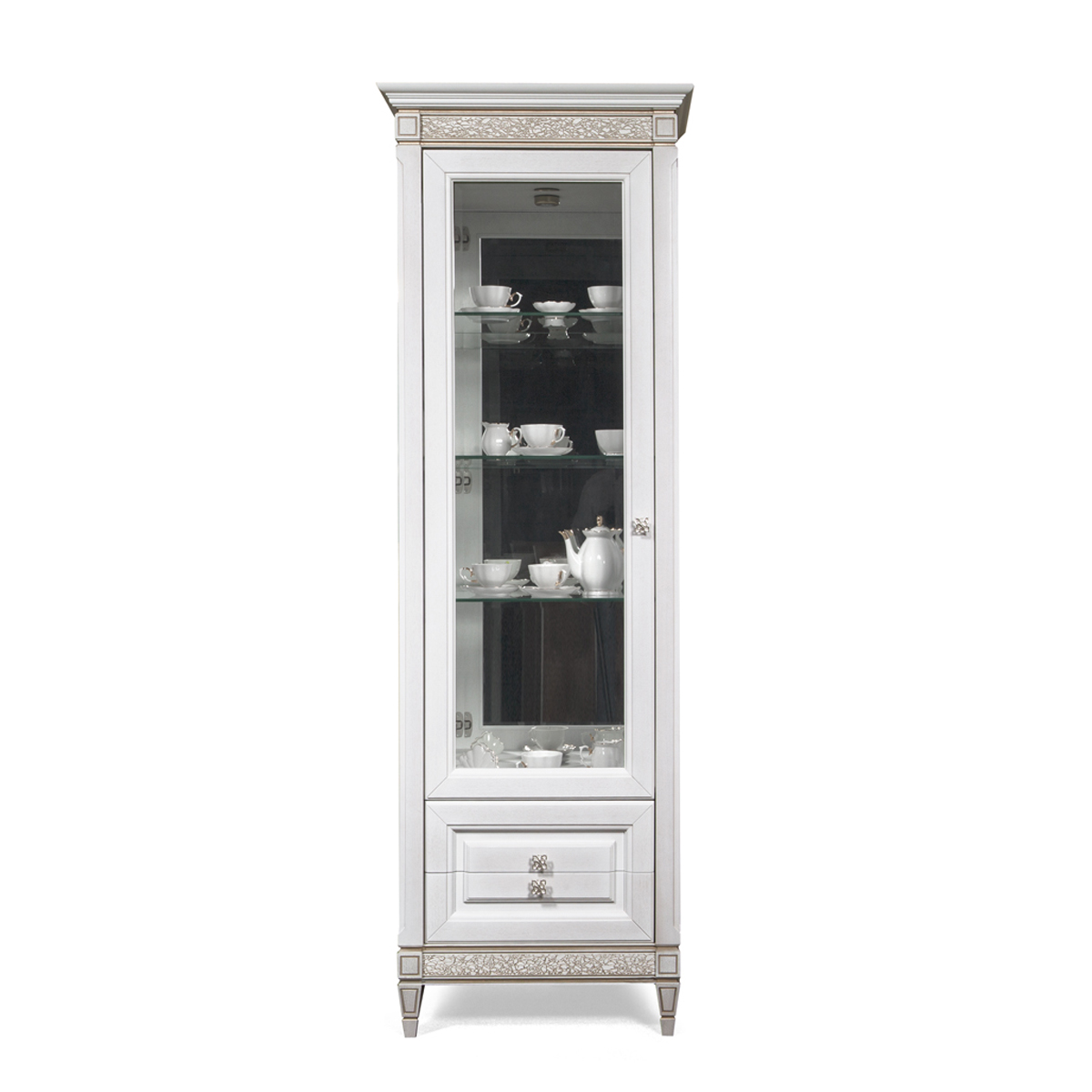 ШКАФ ГМ 6401,ДУБ  "бел.дуб/пат"