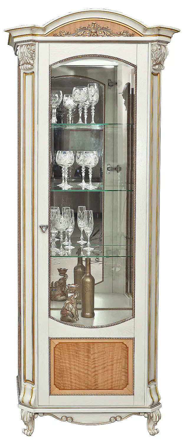 Шкаф с витриной "Альба 8" П 485.08