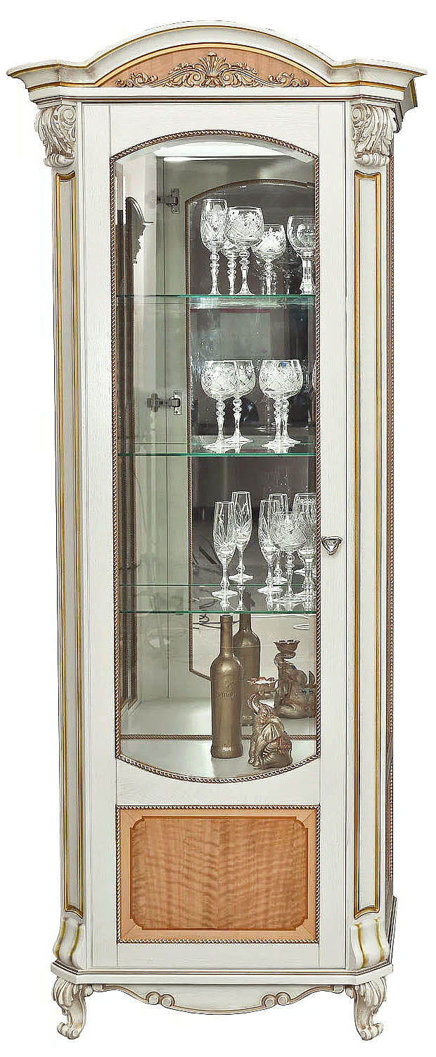 Шкаф с витриной "Альба 8" П 485.08-01