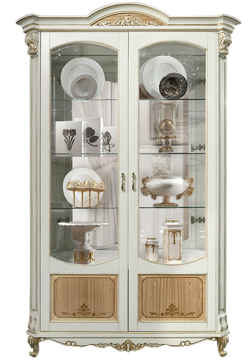 Шкаф с витриной "Альба 5" П 485.05