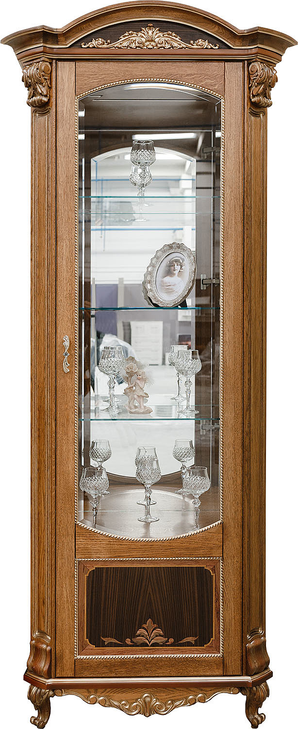 Шкаф с витриной "Альба 8" П 485.08