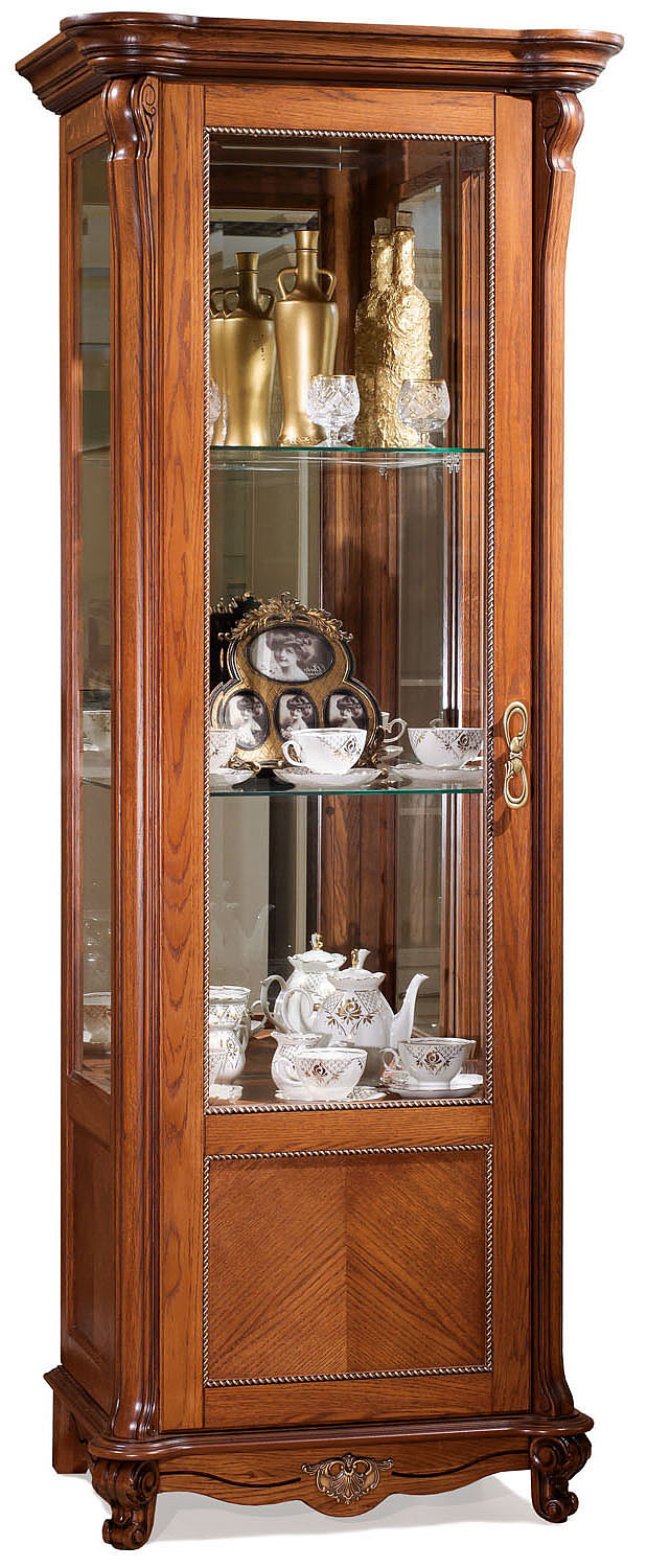 Шкаф с витриной "Алези 8" П 350.08-01  