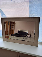 Зеркало "GLOSS", ЛДСП,  ВЫБЕЛЕНЫЙ ДУБ - Триус