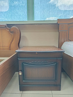 СПЕЦЦЕНА                                Тумба прикроватная "АЛЕКСАНДРИНА", ПВХ, краситель - ОРЕХ - Триус